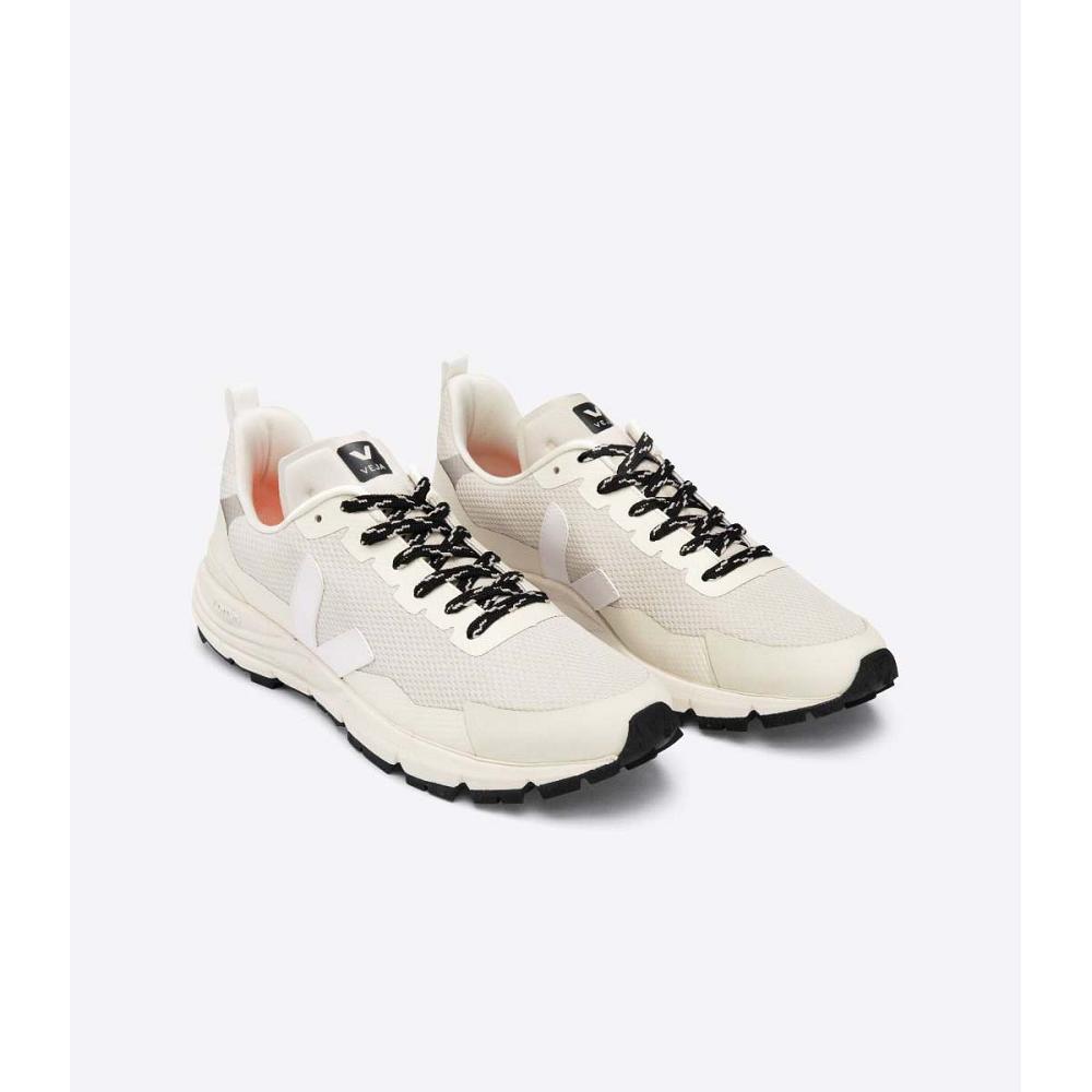 Beige/White Men's Veja DEKKAN ALVEOMESH Running Shoes | AU 138TCE